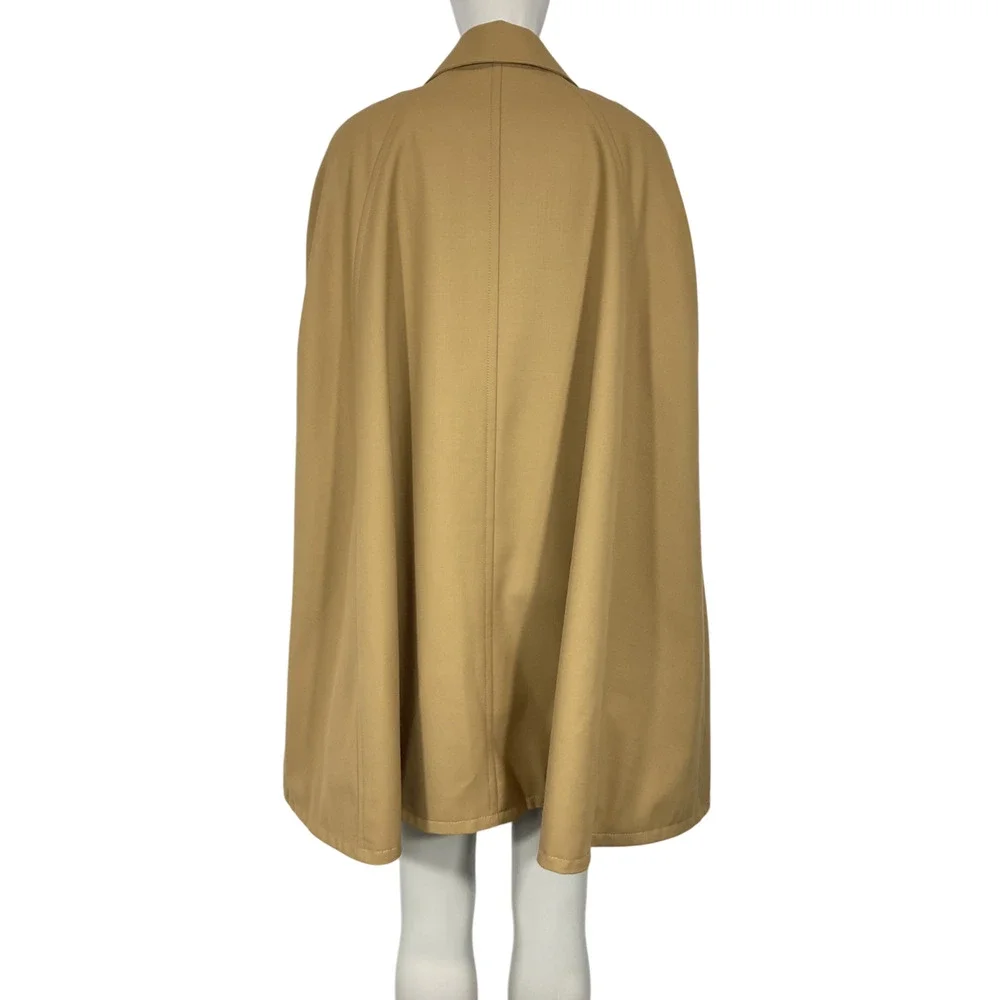 Joseph Tailored Camel Belted Gabardine Cape Size FR 32 / US 0 - Picture 3 of 6